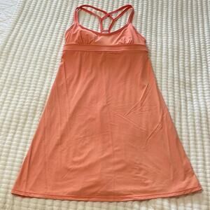 Athleta Orange Activewear Tank Dress Size S